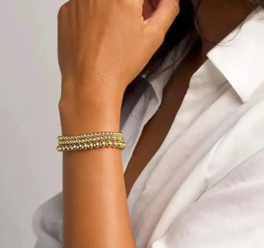 Gold Bead Bracelets